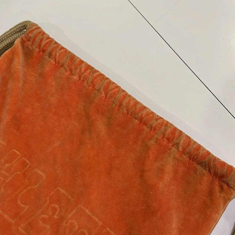 Super Rare Nike Athletics West Collection 80s Backpack Drawstring Gym Orange